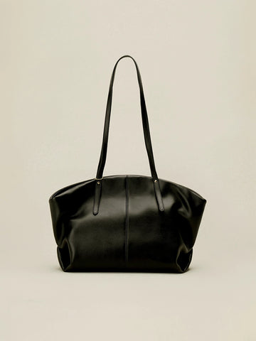 Amoretu Cowhide Minimalist Thin Strap Tote Bag