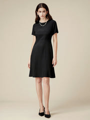 Amoretu 95% Mulberry Silk A Hem Dress