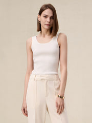 Amoretu Wool Sleeveless Casual Basic Tanks